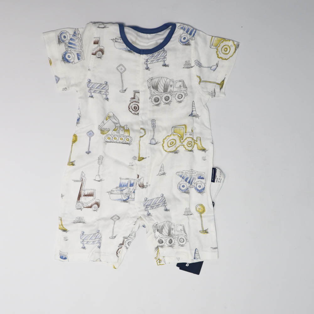 Domia Silky Bamboo Short Sleeve Baby Romperr Engineering Team M-1954803069074149376