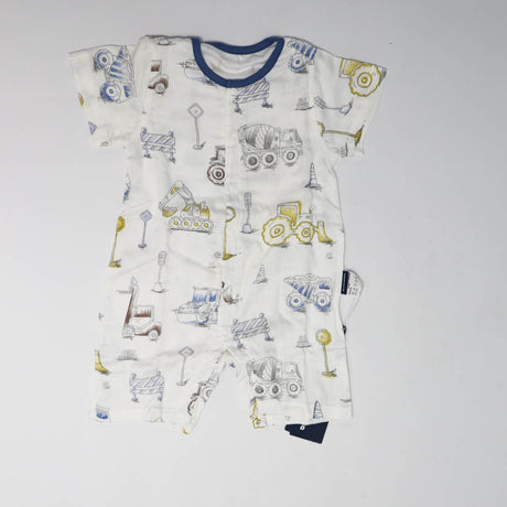 Domia Silky Bamboo Short Sleeve Baby Romperr Engineering Team M-1954803069074149376