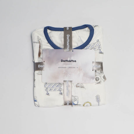 Domia Silky Bamboo Short Sleeve Baby Romperr Engineering Team M-1954803069074149377