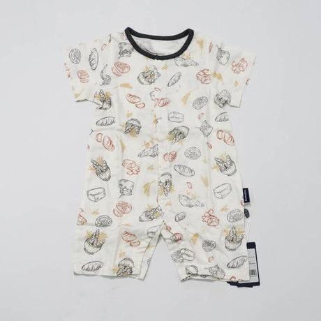 Domia Silky Bamboo Short Sleeve Baby Romperpicnic 80 48-2006733365444743168