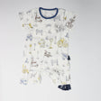 Domia Silky Bamboo Short Sleeve Baby Romper Engineering Team L80 48-2006733357874024449