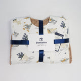 Domia Thin Cotton L Sleeve Splt Leg slp bag 2.5 TogBlossomM - Front View