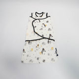 Domia Pure Cotton Knit Newborn SleepbagPenguin LottaS - Front View