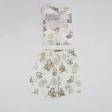 Domia Kids Bamboo Fiber Cotton sht Sleeve Pajama Set Gramophone Radio 110
