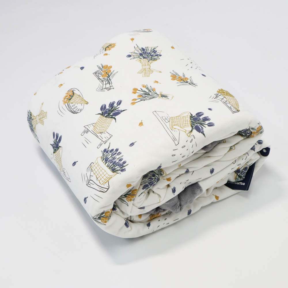 Domia Cotton Knit Winter Blanket 2.5Tog Blossom-1954803079501189121