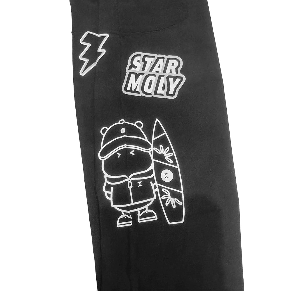 Moody Tiger Leggings 101 Meng Li Black 140-2006733368267509761