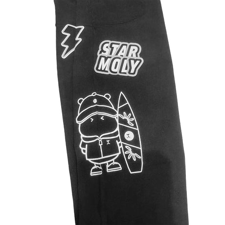 Moody Tiger Leggings 101 Meng Li Black 140-1954803081149550593