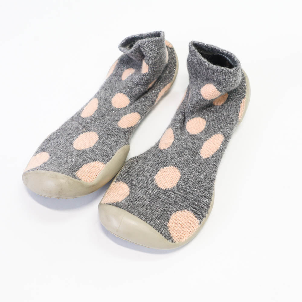 Collegien Slipper Sock Pink Dots 3637-1954803082252652544