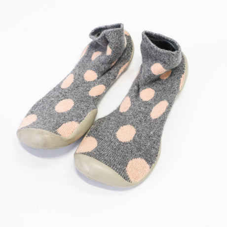 Collegien Slipper Sock Pink Dots 3637-1954803082252652544