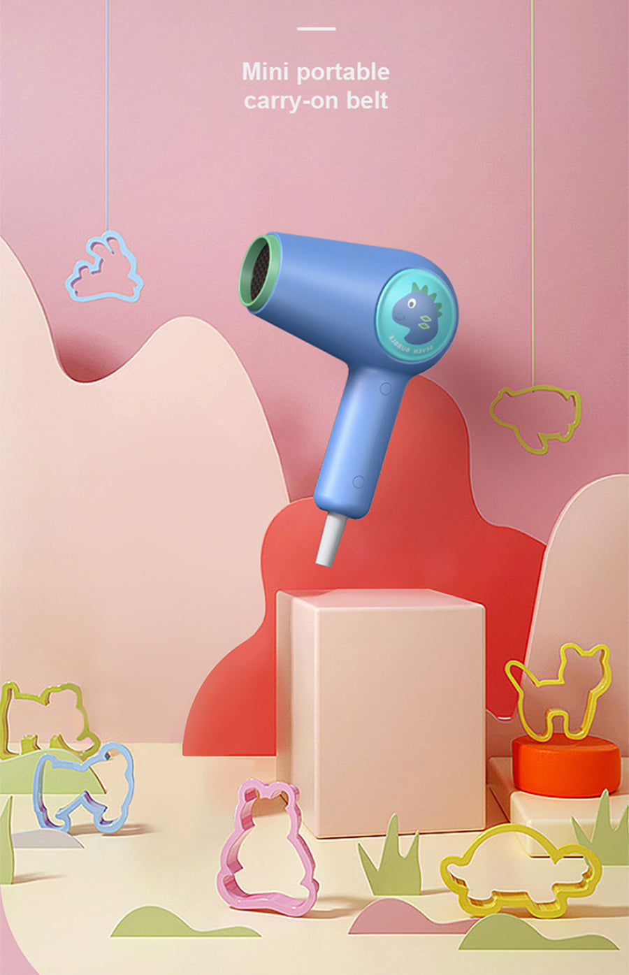Seven Bubble ultra quiet Kids Hair Dryer-2018816645107159041