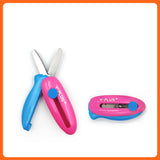 YPlus Cuckoo Spring-Action pocket Scissors - Side View