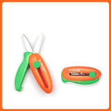 YPlus Cuckoo Spring-Action pocket Scissors - Rear View