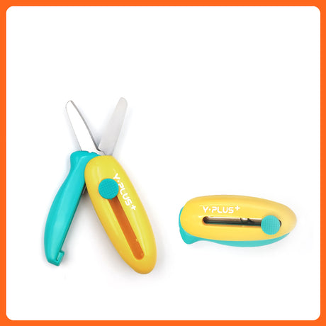 YPlus Cuckoo Spring-Action pocket Scissors-2018816603277365248
