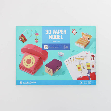 Joan Miro 3D Paper Model Daily Life-1954803073889210368