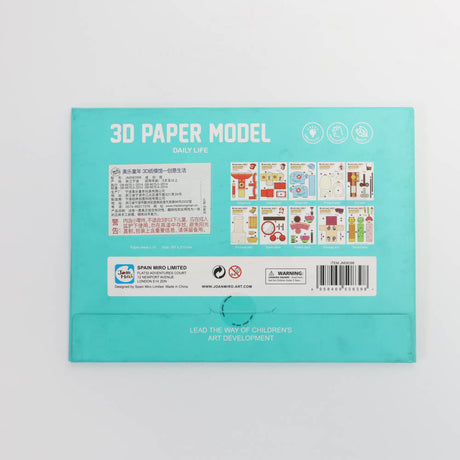 Joan Miro 3D Paper Model Daily Life-1954803073889210369