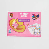 Joan Miro 3D Paper Model Accessories - Front View