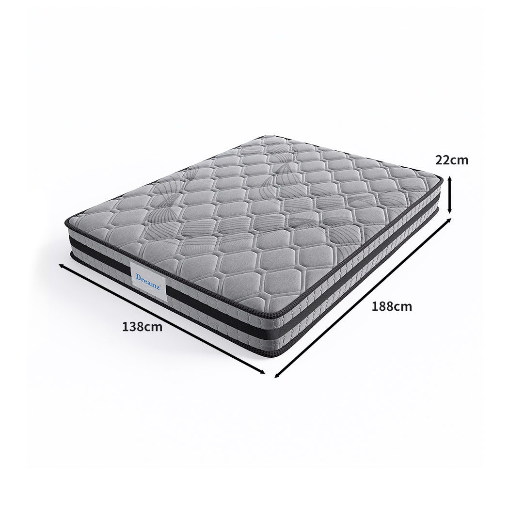 Dreamz Spring Mattress Bed Pocket Egg Double-2006733089367265282