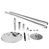 Powertrain Home Portable Dance Pole Static and Spinning modes - Side View