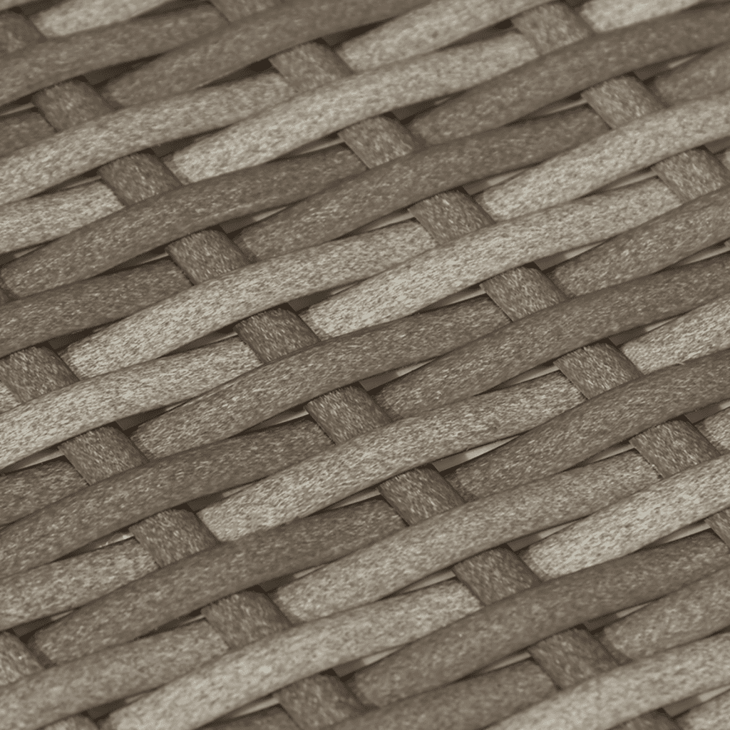 10 Piece Garden Sofa Set with Cushions Grey Poly Rattan
