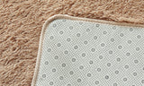 Designer Shaggy Floor Confetti Rug Tan 200x230cm