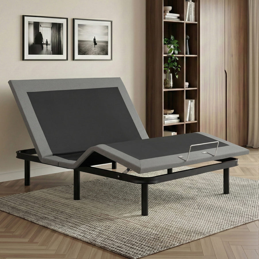Artiss Adjustable Bed Frame Double Size Electric Bed Base Wireless Remote Control Zero Gravity Power Bed Foundation