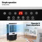 Devanti 60L Evaporative Air Cooler Conditioner - 45-Degree Angle