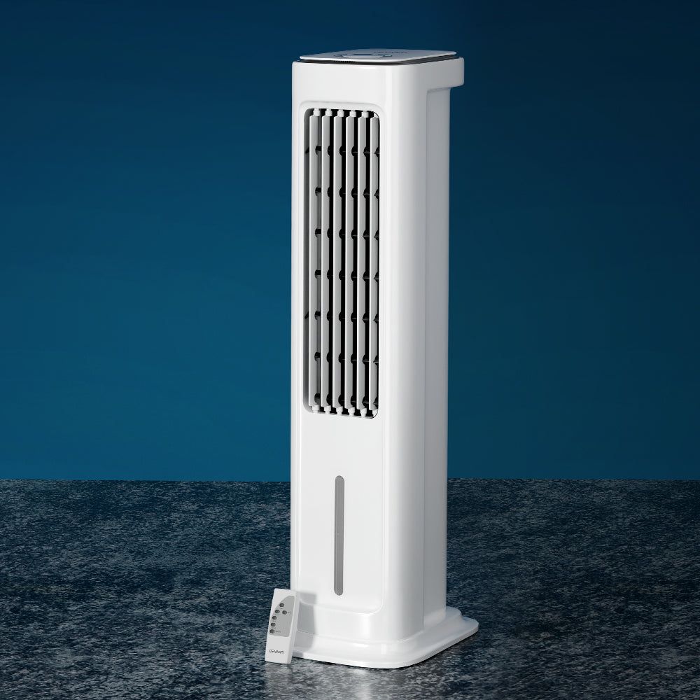 Devanti 4-in-1 Portable Evaporative Air Cooler with Remote Control – 6L Humidifier and Purifier