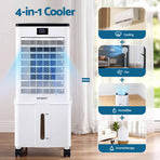 Devanti 8L 3-in-1 Evaporative Air Cooler 4 Ice Packs Remote Control 3 Speed