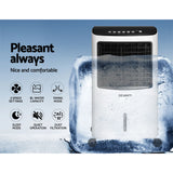 Devanti Evaporative Air Cooler Conditioner 8L - 45-Degree Angle