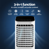 Devanti 12L Evaporative Air Cooler Conditioner - Top-Down View