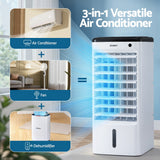 Devanti Evaporative Air Cooler Conditioner w/ Remote 4L - Top-Down View