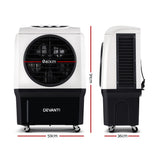 Devanti Evaporative Air Cooler Conditioner 45L - Front View