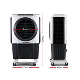 Devanti Evaporative Air Cooler Conditioner 60L - Front View