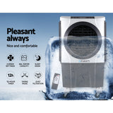 Devanti Evaporative Air Cooler Conditioner 60L - Side View