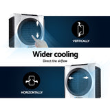 Devanti Evaporative Air Cooler Conditioner 60L - Close-Up Angle