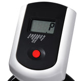 Spin Exercise Bike Flywheel Fitness Commercial Home Workout Gym Machine Bonus Phone Holder Black - Side View