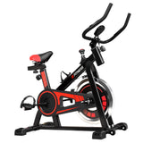 Everfit Spin Bike Exercise Bike Flywheel Cycling Home Gym Fitness 120kg - Close-Up Angle