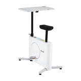 Everfit Exercise Bike Magnetic Desk Bike with Tabletop Fitness Home Workout Gym - Side View