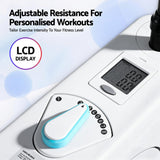 Everfit Exercise Bike Magnetic Desk Bike with Tabletop Fitness Home Workout Gym - Close-Up Angle