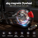 Everfit Exercise Bike Elliptical Cross Trainer Home Gym Fitness Machine LCD - Rear View