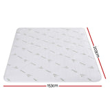 Giselle Electric Blanket Bamboo Fabric Queen Fitted Heated Pad Underlay Washable Winter