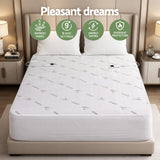 Giselle Electric Blanket Bamboo Fabric Queen Fitted Heated Pad Underlay Washable Winter - 45-Degree Angle