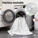 Giselle Electric Blanket Bamboo Fabric Queen Fitted Heated Pad Underlay Washable Winter - Extra Image
