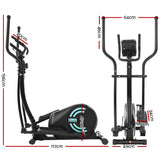 Everfit Exercise Bike Elliptical Cross Trainer Home Gym Fitness Machine 100kg - Front View
