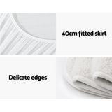 Giselle Bedding Single Fleece Electric Blanket with Customizable Heat Control