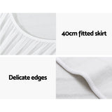 Giselle Queen Size Electric Heated Blanket with Polyester Underlay - 45-Degree Angle