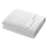 Giselle Bedding Single Electric Blanket with Polyester Underlay and Temperature Control