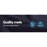 Giselle Electric Heated Blanket Car Truck Throw Rug Travel Camping 12V DC Aut - Rear View