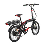 Everfit Folding Electric Bike Urban City Bicycle eBike Rechargeable Battery 250W - Side View