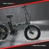 Everfit 20 Inch Folding Electric Bike Urban City Bicycle eBike Rechargeable - 45-Degree Angle